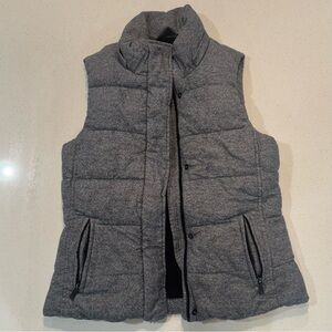 Banana Republic Gray Ladies Quilted Vest XS